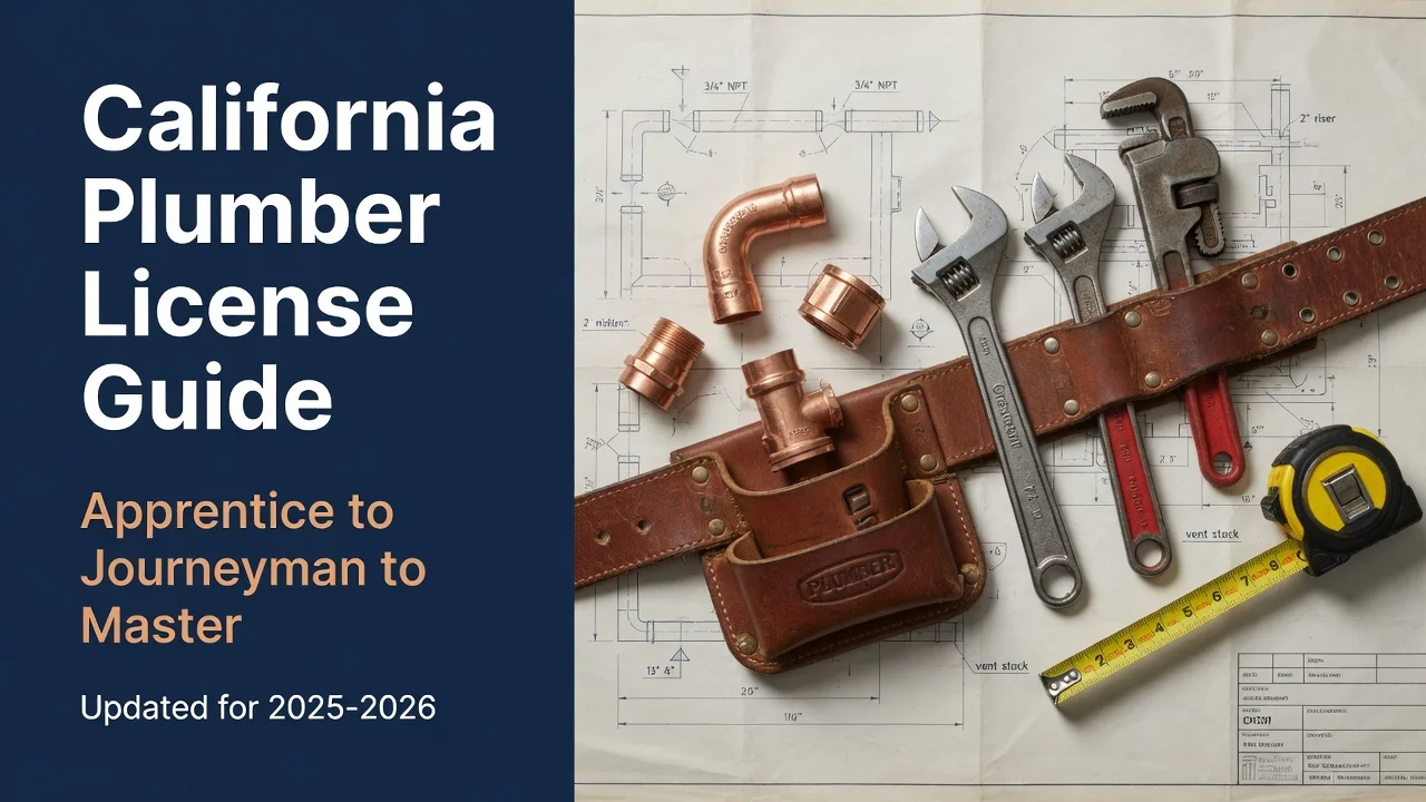 California Plumber License — Apprentice to C-36 Contractor