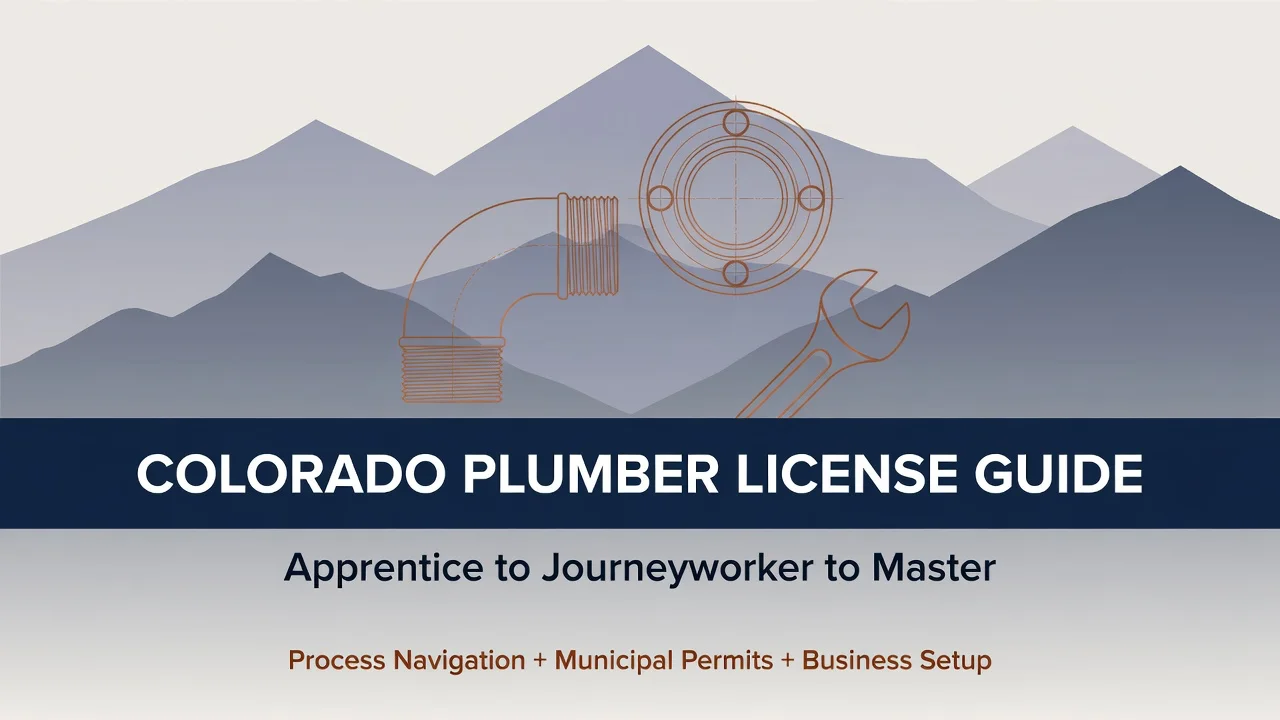 Colorado Plumber License Guide — Apprentice to Master