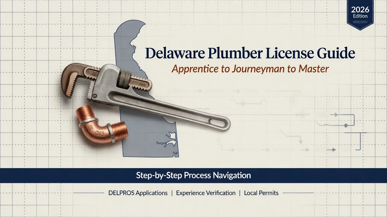 Delaware Plumber License Guide — Apprentice to Master