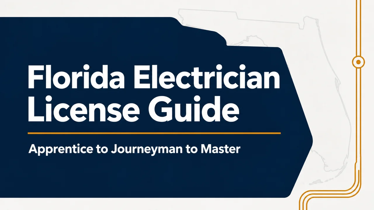 Florida Electrician License — Local Cards to State Contractor