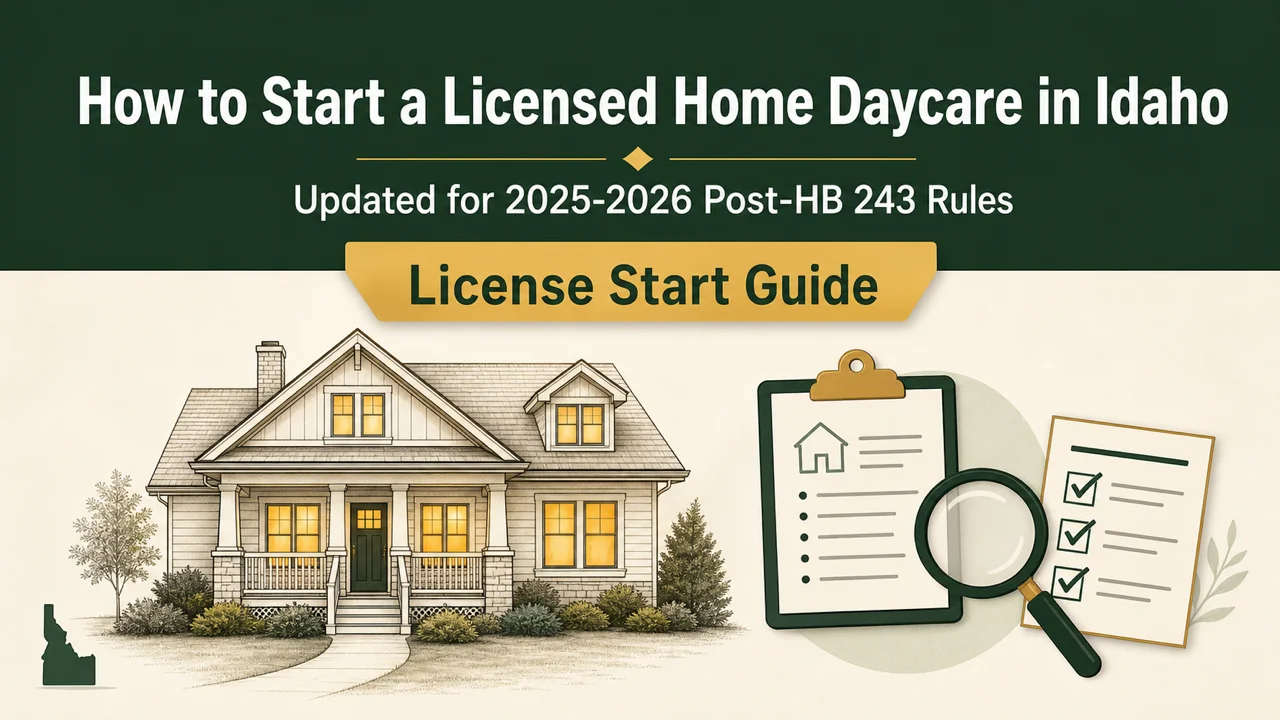 Idaho Home Daycare License — Navigate the Post-HB 243 Process