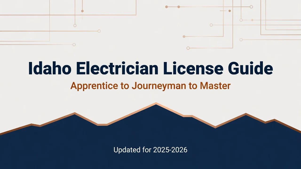 Idaho Electrician License — Apprentice to Master Roadmap