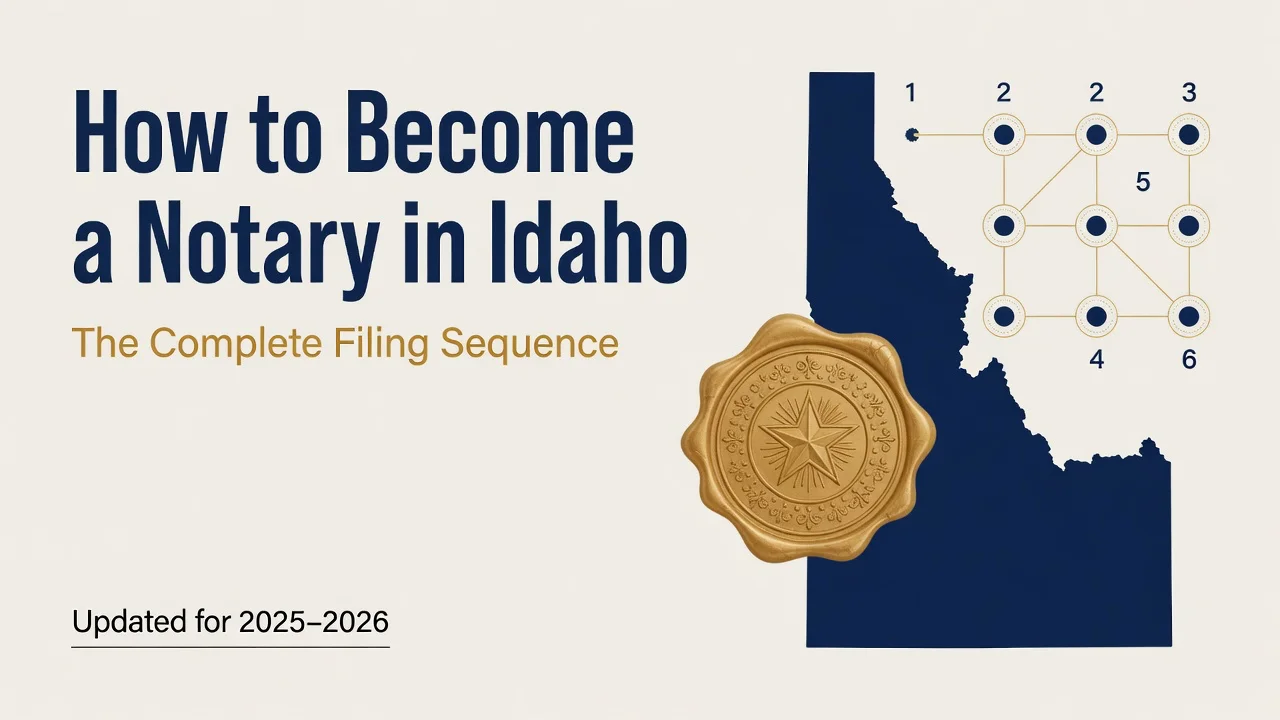 Idaho Notary Commission Guide — Your Step-by-Step Roadmap