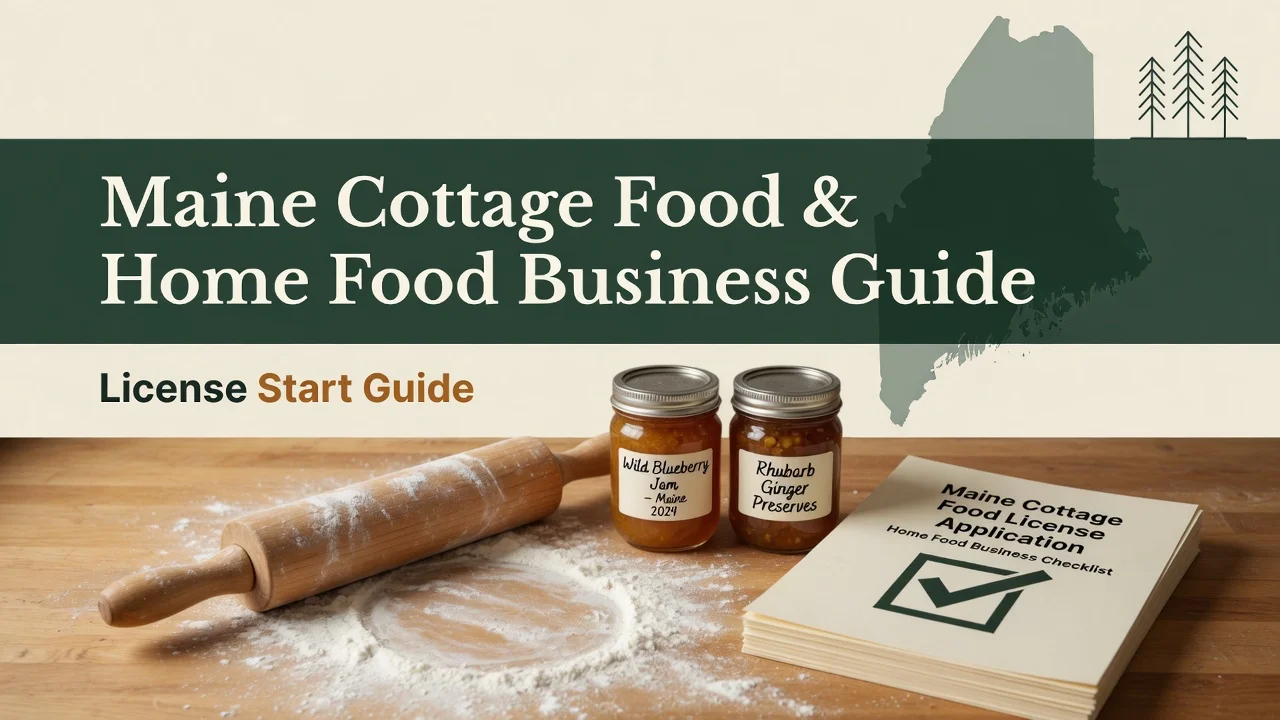Maine Food Business License — From Kitchen to Legal Sales