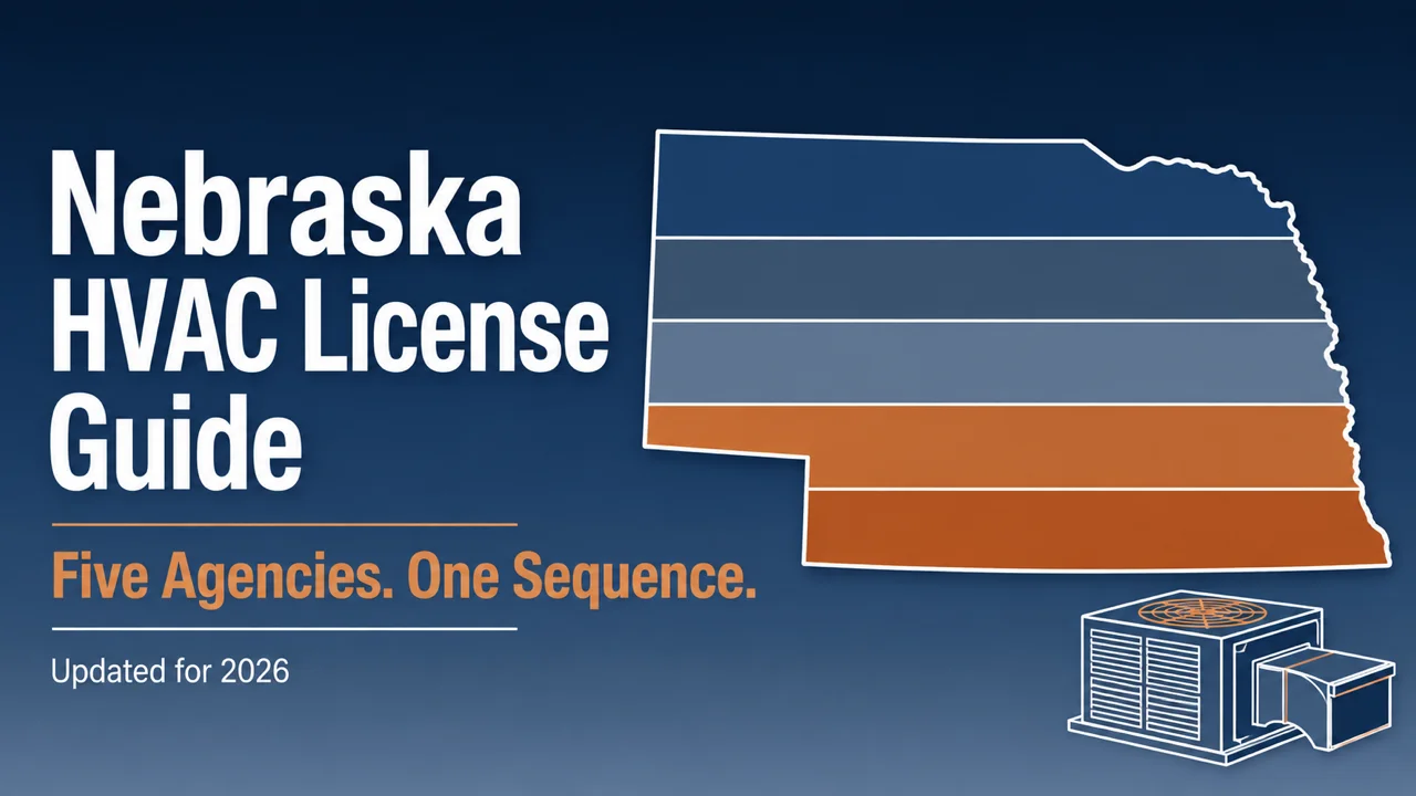 Nebraska HVAC License Guide — Five Regulatory Levels, No Statewide License
