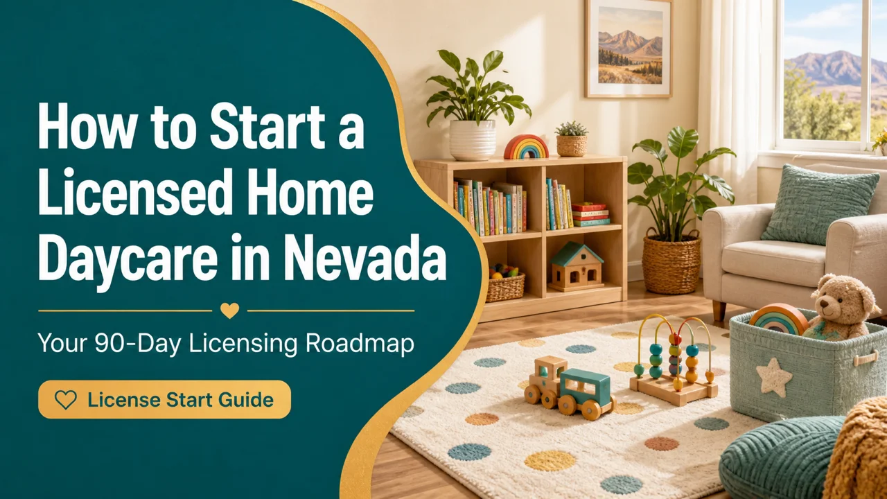 Nevada Home Daycare License — Your 90-Day Startup Roadmap