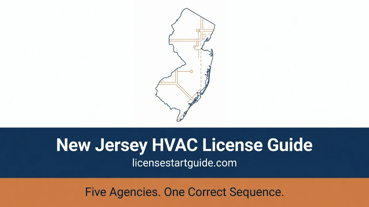 New Jersey HVAC License Guide — Five Agencies, One Correct Sequence