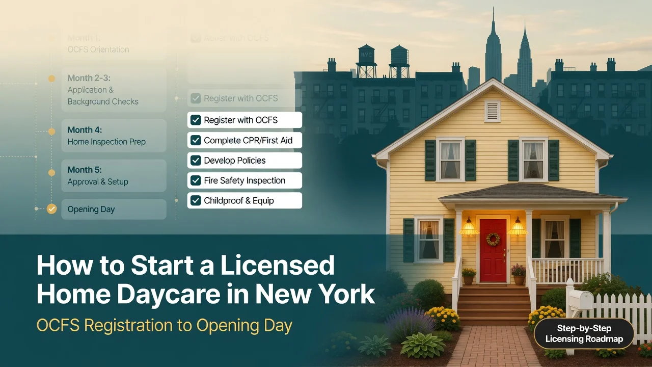 New York Home Daycare License — Navigate OCFS Registration to Opening Day