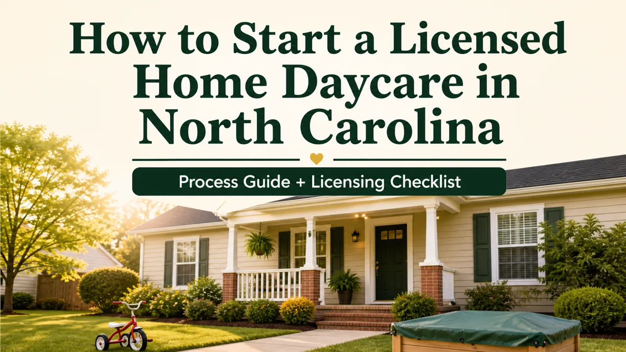 North Carolina Home Daycare License — Start Right, Open Legally