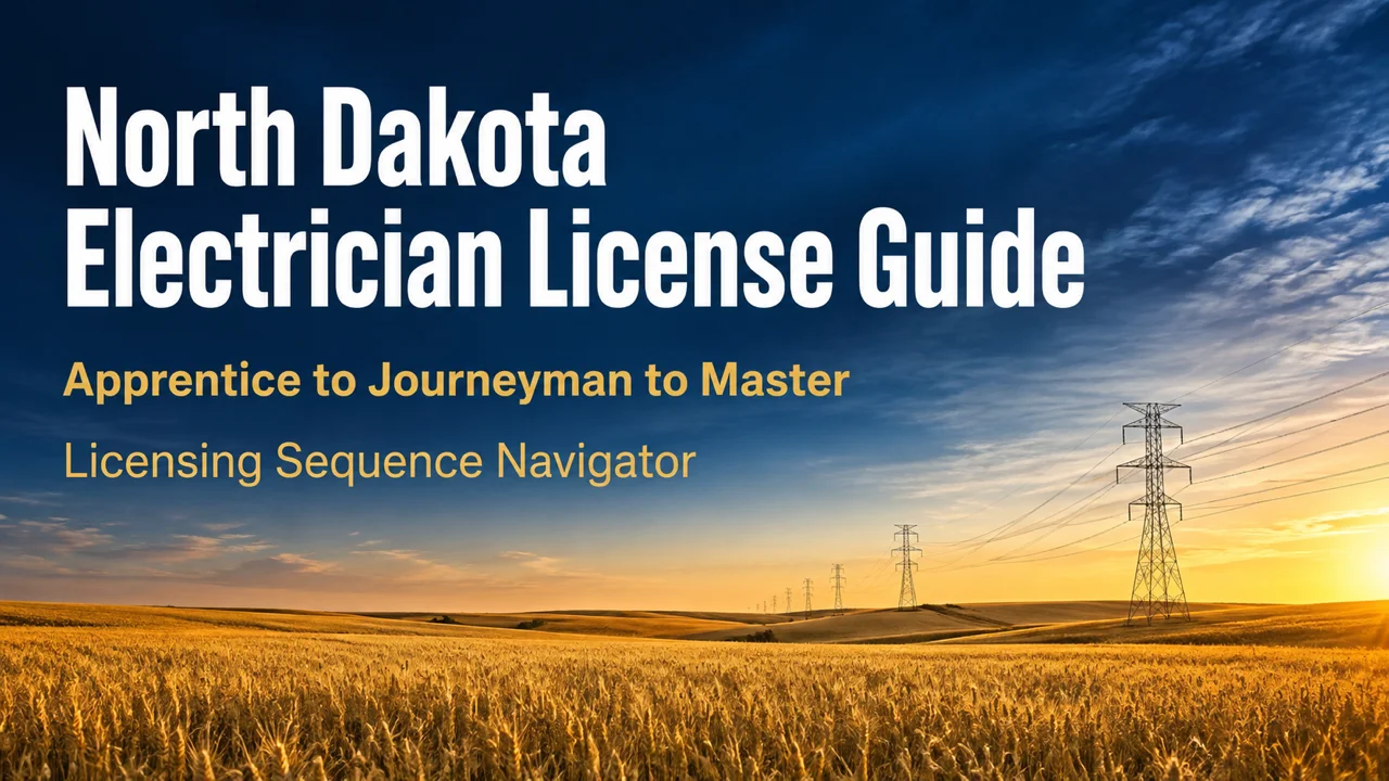 North Dakota Electrician License — Apprentice to Master