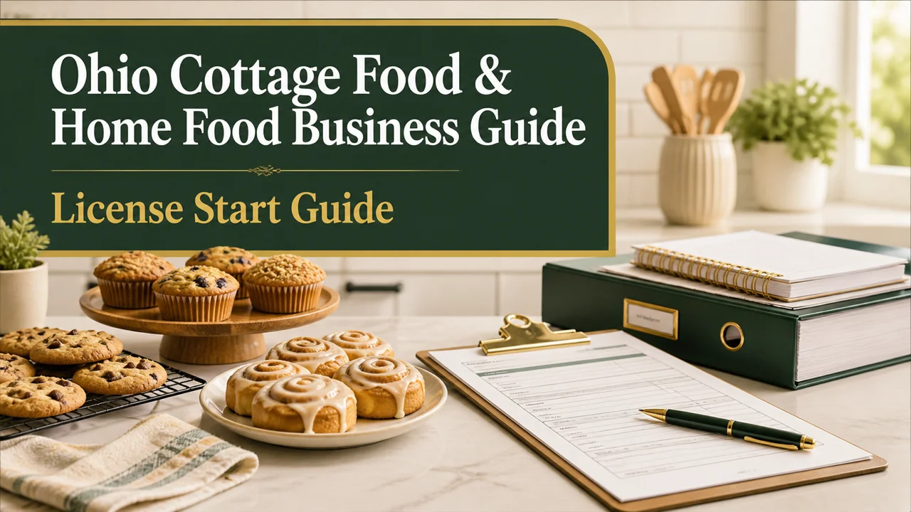 Ohio Food Business License — Home Kitchen to Legal Sales