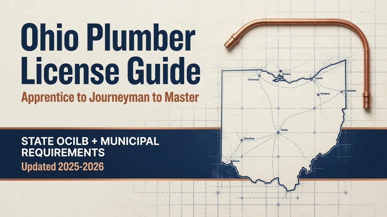 Ohio Plumber License Guide — Navigate State and City Requirements