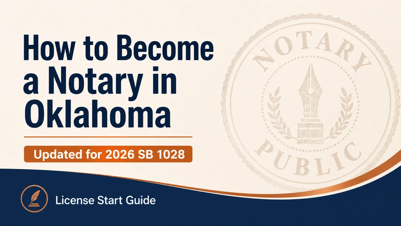 Oklahoma Notary Commission — Navigate the 2026 Process