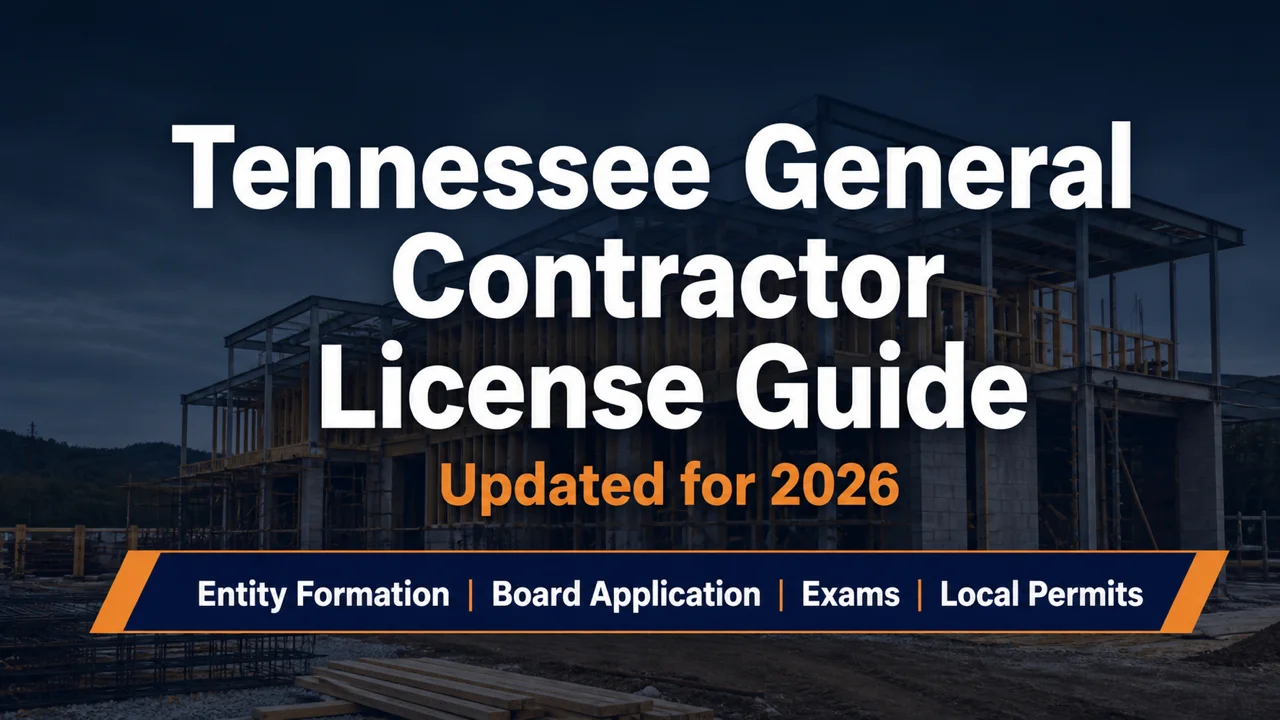 Tennessee Contractor License — Navigate the Board, Bond, and Build Path