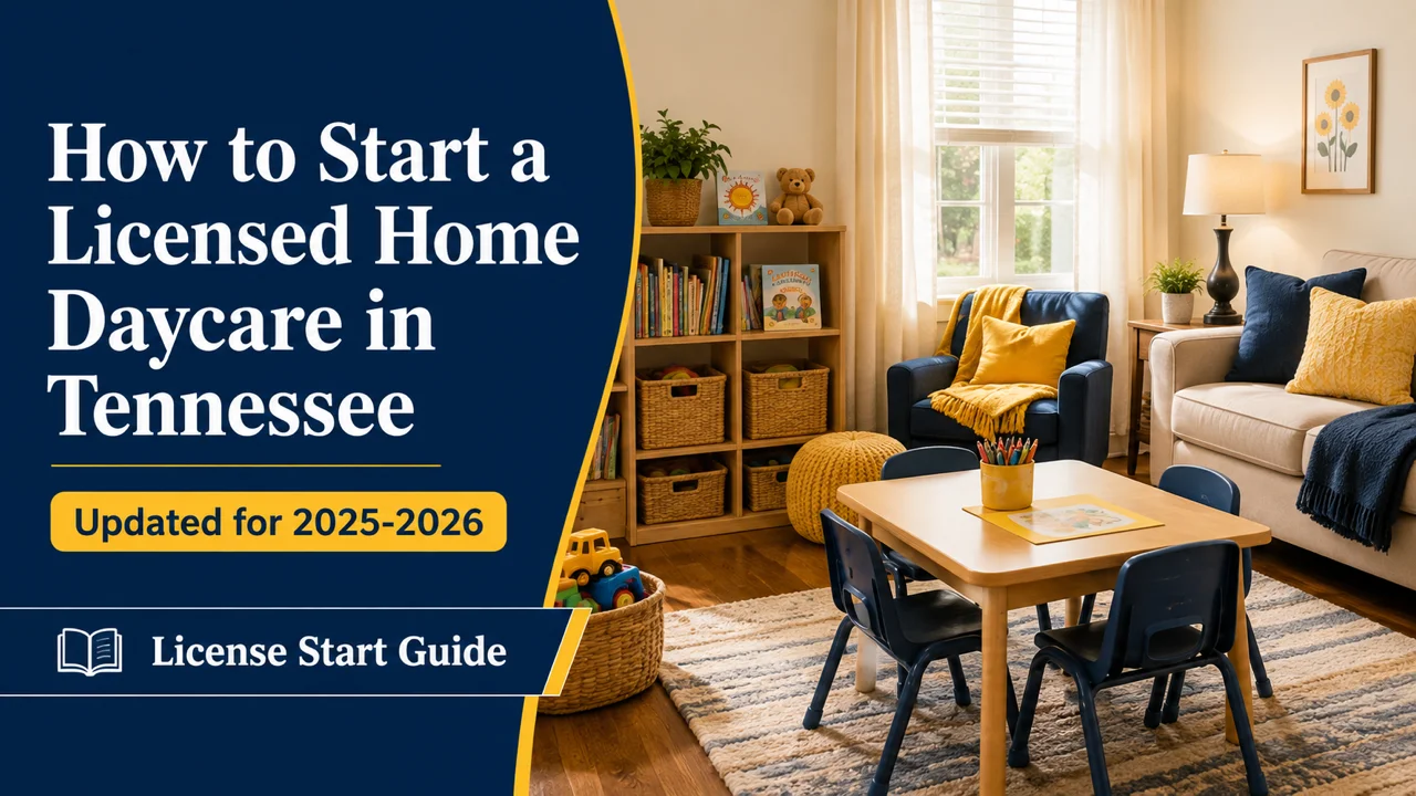 Tennessee Home Daycare License — HB 1175 Zoning, TDHS Steps, and CCAP