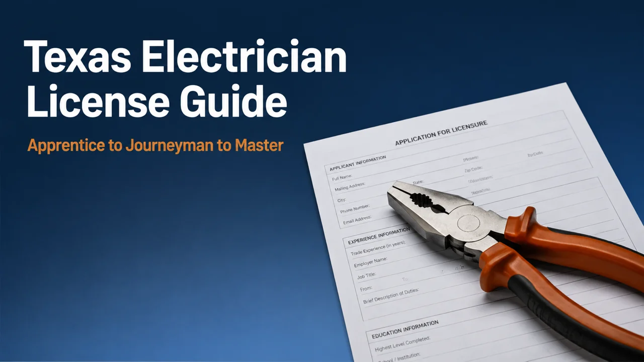 Texas Electrician License — Apprentice to Master Process Guide