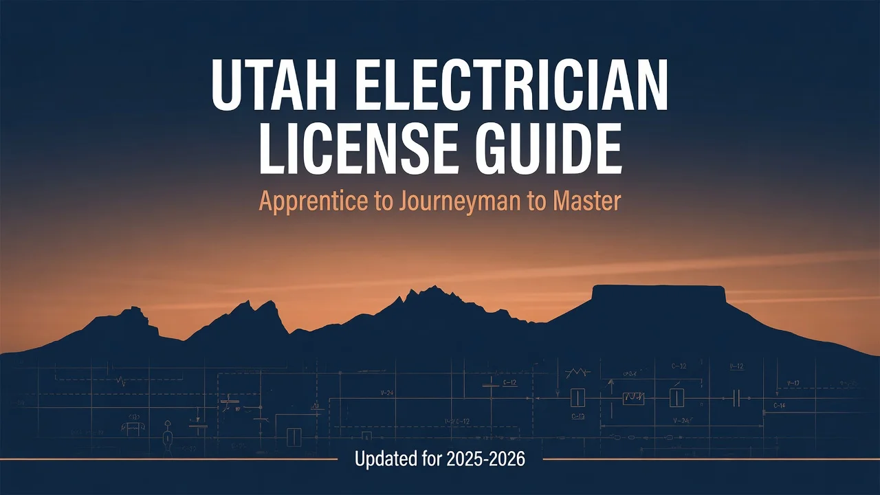 Utah Electrician License — Apprentice to Master to Contractor
