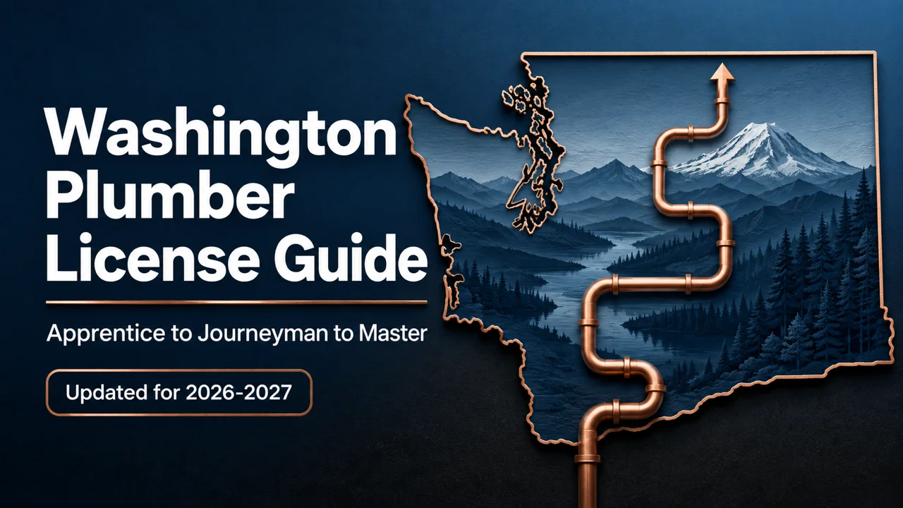 Washington Plumber License — Trainee to Journeyman to Master